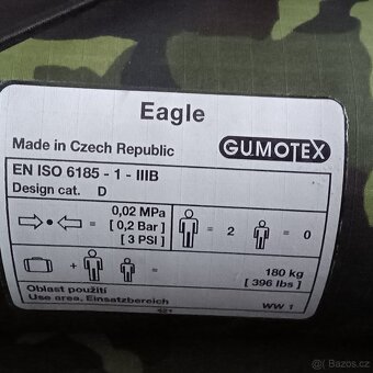 Nafukovací kanoe GUMOTEX EAGLE - 8