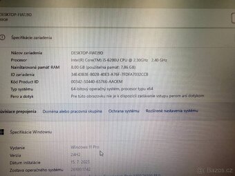Notebook Lenovo E51 i5-6200U/8GB/256GB SSD - 8