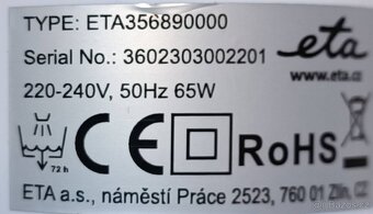 Ochladzovač vzduchu ETA Vintero (v záruke) - 8