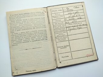 Vojenská knížka Pěší pluk 4 Hradec Králové / Vysoké Mýto - 8