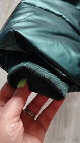 Nová metalicky zelená bunda L/XL - 8