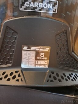 NOVÁ Překlápěcí helma LS2 Advant X Solid Carbon FF901 - 8