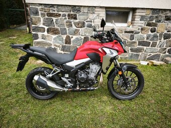Honda CB 500 X (2019) nový model 19", po servisu, kufr - 8