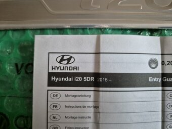 dekorativní ozdobné a ochranné lišty prahu Hyundai i20 od 20 - 8
