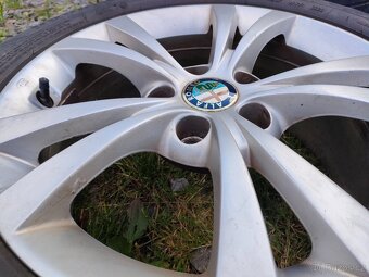 Alfa Romeo 205/55/16, 5x110 originál ALU kola - letní pneu - 8