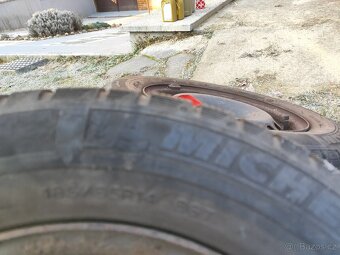 4x Disky + Zímní pneumatiky Michelin Alpin A3 185/65 R14 86T - 8