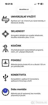 Běžecký pás Compact RUN100 14km/h v záruce - 8