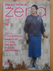 8 x módní časopis PRAKTICKÁ ŽENA. 1986 - 8