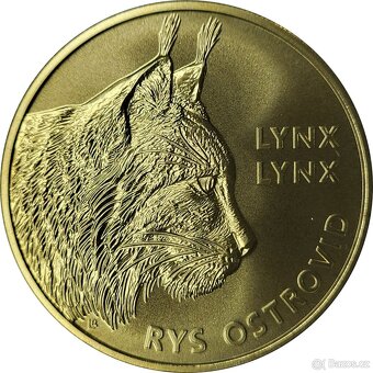 5 euro Slovensko pam. mince s motivy zvířat 2021 - 2023 UNC - 8