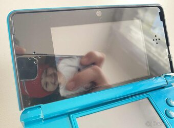 Nintendo 3DS Aqua Blue + 64gb - 8