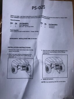 polaris rzr 170 ochranný rám , čelní půl sklo ,střecha...... - 8