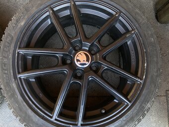 Alu kola ŠKODA OCTAVIA 3 17" 5x112 zimní MICHELIN 225/45R17 - 8