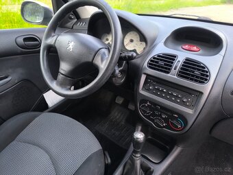 Peugeot 206, KLIMA,PĚKNÝ145KM,FACELIFT,1MAJ - 8