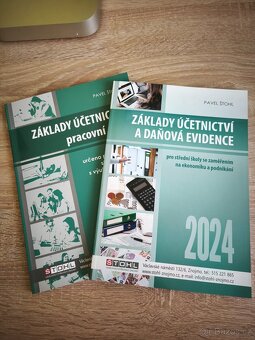 Učebnice a prac. sešit Základy účetnictví a daňová evidence - 8