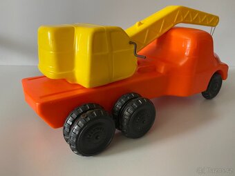 jeřáb tatra gumotex stará hračka hračky retro ites igra kdn - 8