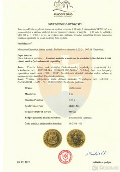 Svatováclavský dukát 2018 s puncem, pouze 100 ks - 8