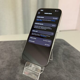 iPhone 16 Pro 256GB natural titan, 100% baterie, záruka - 8