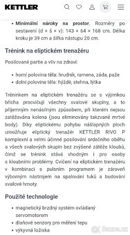 Eliptický trenažér KETTLER RIVO P

 - 8