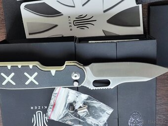 Kizer Cormorant Black/White G10 - 8