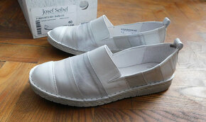 Bílo-stříbrné espadrilky JOSEF SEIBEL vel. 40 - 8