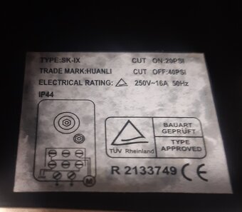 VODÁRNA Tlakové spínače, ucpávky náhr. Díly - 8