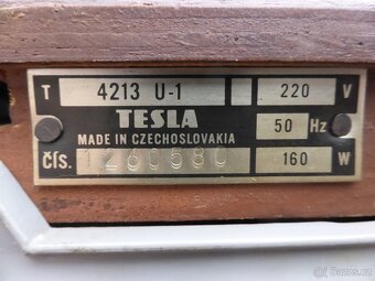 TESLA MIMOSA 4213U-1 čb televizor, stáří 60 let - 8