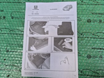 koberečky velurové Optimat Citroen C4 Picasso 9464ZG , 9464. - 8