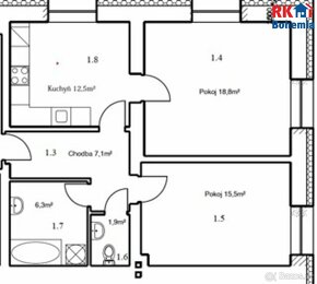 Podnájem bytu 2+1, 62m² - Pečky - 8