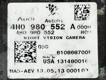 Kamera noční vidění 4H0980552A Audi A6 4G r.v. 2013 - 8