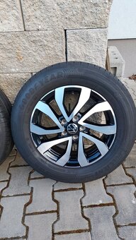 Alu kola originál 5x100 r15 vw Polo letní pneu - 8