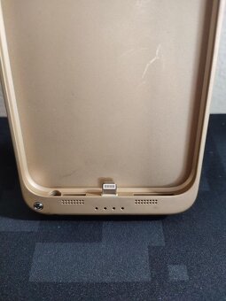 Externí bateriový kryt pro iPhone 6 - 4800mAh, zlatá/růžová - 8