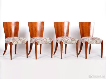 J.HALABALA, 4x přečalouněné jídelní židle. - 8