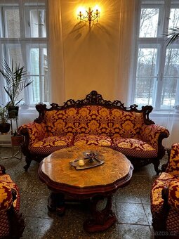 Italská sedací souprava 2 -barokní - 8