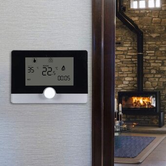 Digitální termostat, programovatelný regulátor teploty s LCD - 8