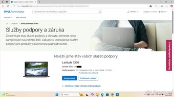 Dell Latitude 7330, i5, 16GB, 256GB, záruka + dock - 8