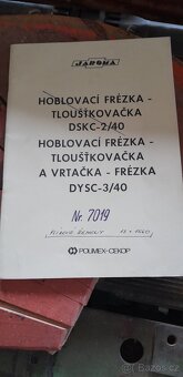 Hoblovací a tloušťkovací fréza Jaroma - 8
