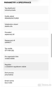 Továrně repasované turbo pro VW Passat B6 2.0 TDi 203kw - 8