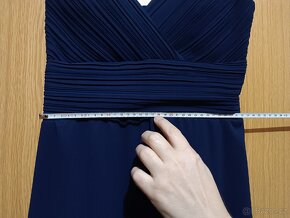 Dámské šaty tmavě modré vel L - 8