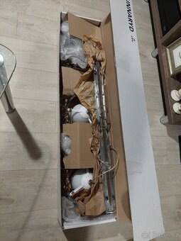 Moderní lustr včetně žárovak - 8
