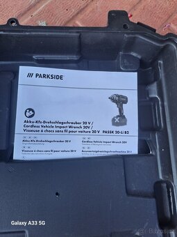 Rázový utahovák Parkside + aku baterie 20V/8Ah - 8