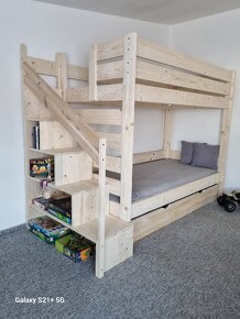 NOVÁ patrová postel, palanda 90x200 - 8