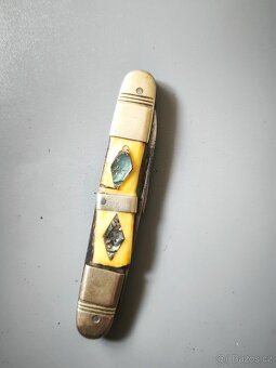 Staré kapesní nože,lžíce. - 8