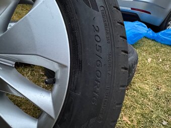 Originální Alu Škoda Octavia +letni pneu DUNLOP 205/60 R16 - 8