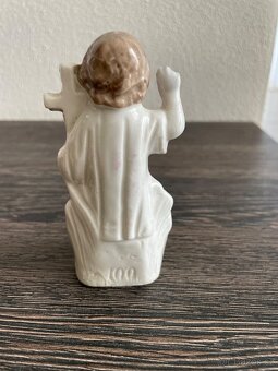 Sběratelské porcelánové figurky, zimní chlapeček + Ježíšek - 8