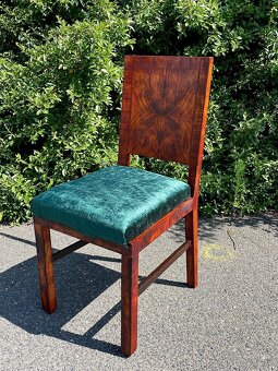Jídelní stůl a jídelní židle retro po renovaci - 8