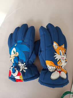 Vatovaná bunda H&M 98/104 + rukavice 110/116 - 8