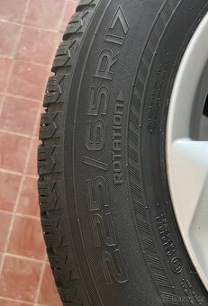 Alu kola originální lexus nx350h 7x17 et35 pneu 225/65 r17 - 8