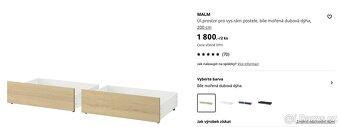 Postel IKEA MALM 180 x 200 - 8