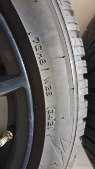 alu kola 7,5Jx17 5/105 ET44 + Bridgestone Blizzak 225/45/R17 - 8