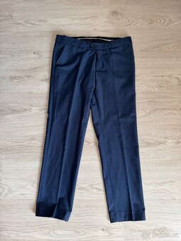 Pánský modrý oblek - 8